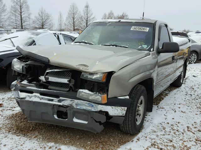 1GCEC14X33Z343816 - 2003 CHEVROLET SILVERADO TAN photo 2