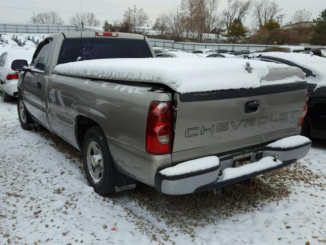 1GCEC14X33Z343816 - 2003 CHEVROLET SILVERADO TAN photo 3