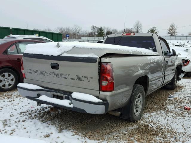 1GCEC14X33Z343816 - 2003 CHEVROLET SILVERADO TAN photo 4