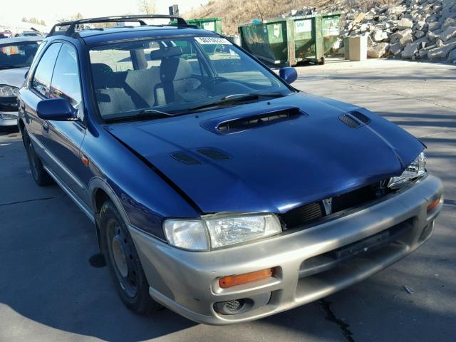 JF1GF4856YG807507 - 2000 SUBARU IMPREZA OU BLUE photo 1