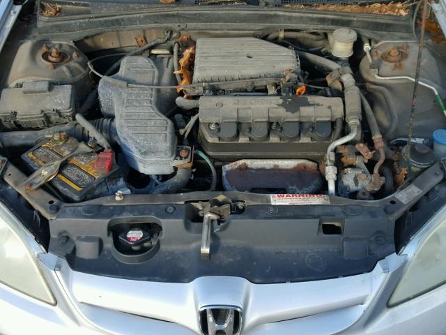 2HGES16354H563782 - 2004 HONDA CIVIC DX V SILVER photo 7