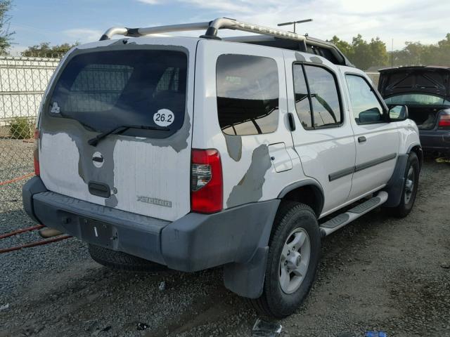 5N1ED28T64C668342 - 2004 NISSAN XTERRA XE WHITE photo 4