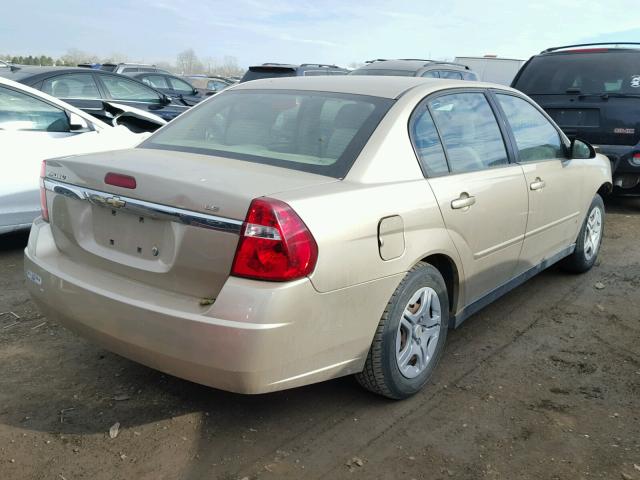 1G1ZS51F66F289319 - 2006 CHEVROLET MALIBU LS GOLD photo 4