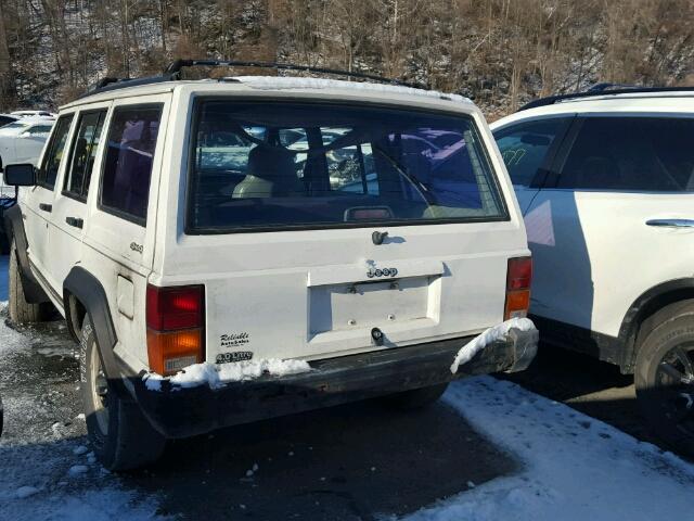 1J4FJ28S9TL223711 - 1996 JEEP CHEROKEE S WHITE photo 3