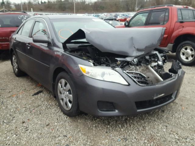 4T4BF3EKXAR003955 - 2010 TOYOTA CAMRY BASE GRAY photo 1