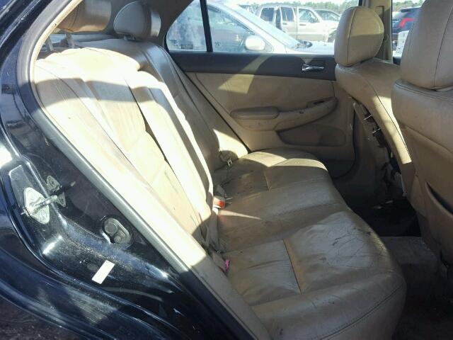 1HGCM66583A071227 - 2003 HONDA ACCORD BLACK photo 6