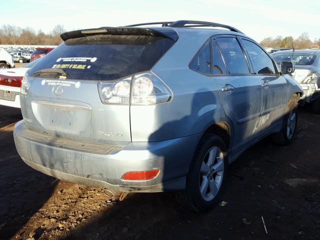 2T2HA31U26C091026 - 2006 LEXUS RX 330 BLUE photo 4