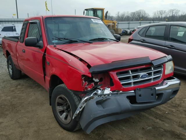 1FTYR44E32TA50432 - 2002 FORD RANGER SUP RED photo 1