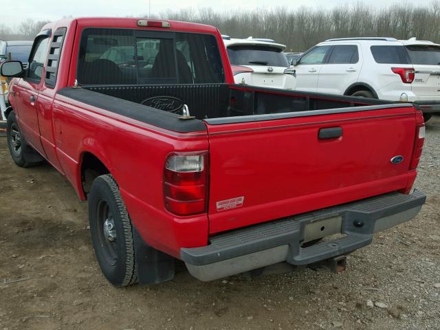 1FTYR44E32TA50432 - 2002 FORD RANGER SUP RED photo 3