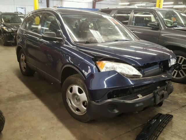 JHLRE48307C094133 - 2007 HONDA CR-V LX BLUE photo 1