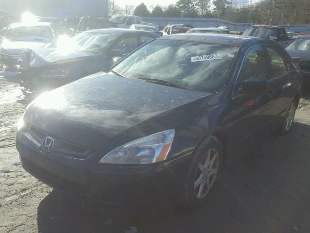 1HGCM66513A068962 - 2003 HONDA ACCORD EX BLACK photo 2