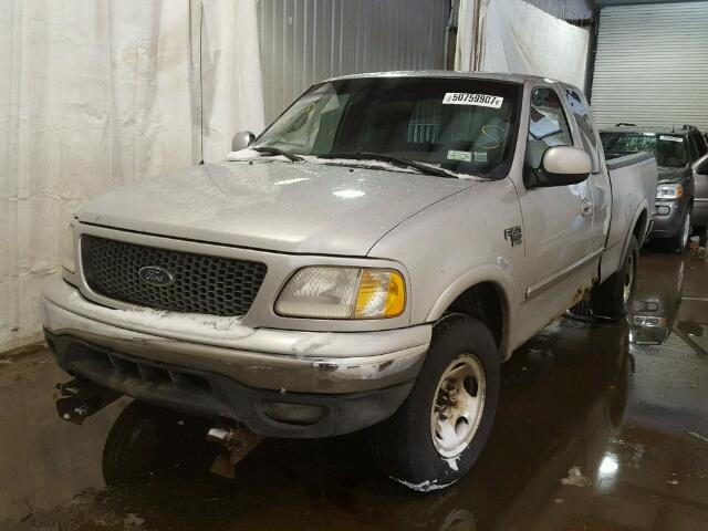 2FTRX18L91CA61476 - 2001 FORD F150 SILVER photo 2