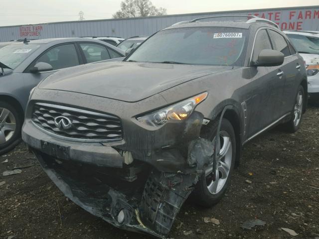 JN8AS1MWXBM140463 - 2011 INFINITI FX35 GRAY photo 2