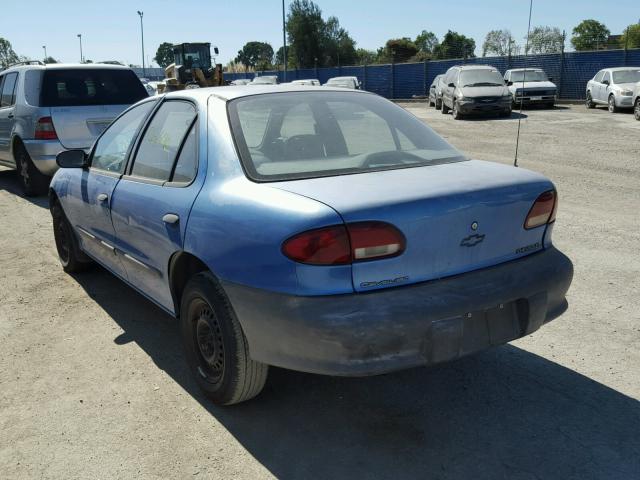 1G1JC5242T7145358 - 1996 CHEVROLET CAVALIER BLUE photo 3