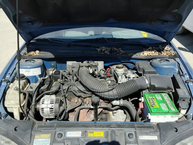 1G1JC5242T7145358 - 1996 CHEVROLET CAVALIER BLUE photo 7