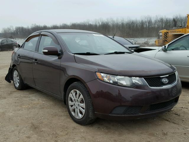 KNAFU4A24A5304374 - 2010 KIA FORTE EX BURGUNDY photo 1