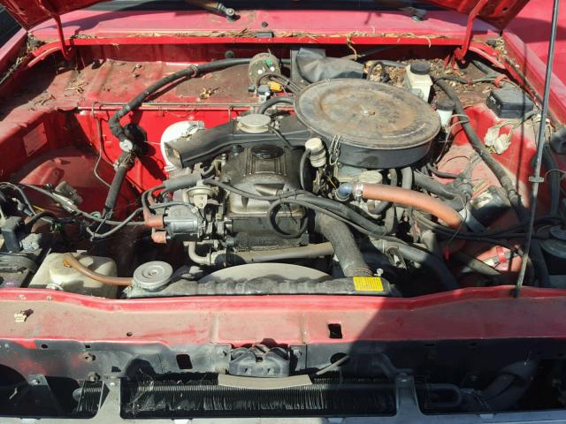 JM2UC1215E0818623 - 1984 MAZDA B2000 RED photo 7