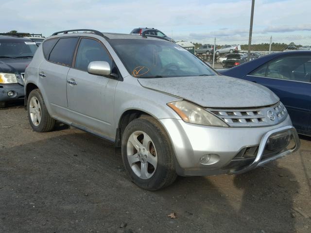 JN8AZ08W93W209990 - 2003 NISSAN MURANO SL SILVER photo 1