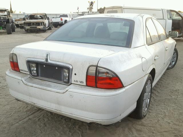 1LNHM87A34Y664087 - 2004 LINCOLN LS WHITE photo 4