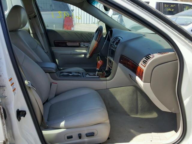 1LNHM87A34Y664087 - 2004 LINCOLN LS WHITE photo 5