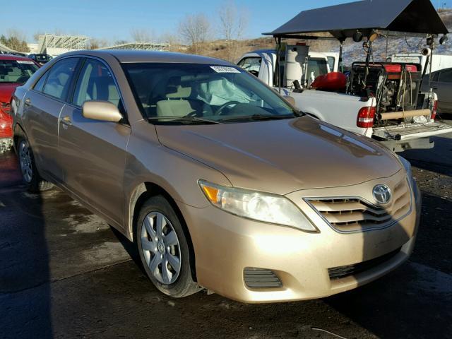 4T4BF3EK2AR071425 - 2010 TOYOTA CAMRY BASE GOLD photo 1