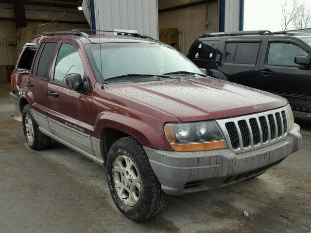 1J4GW48S7YC330815 - 2000 JEEP GRAND CHER MAROON photo 1