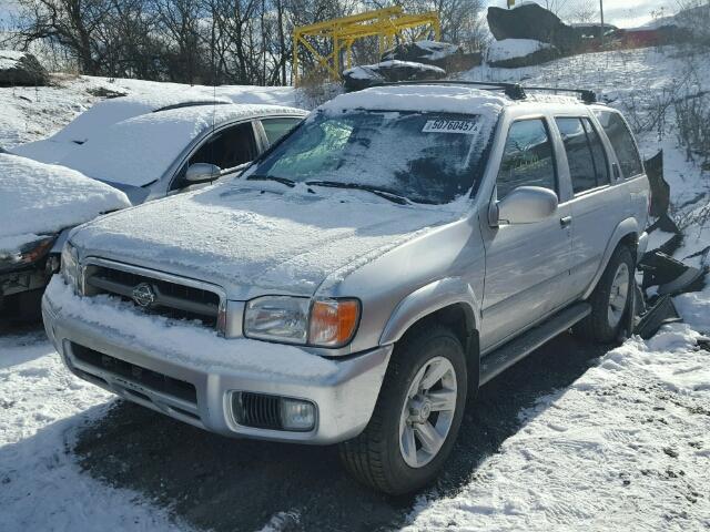 JN8DR09Y52W711102 - 2002 NISSAN PATHFINDER GRAY photo 2