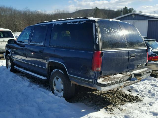 1GNFK16R7XJ435660 - 1999 CHEVROLET SUBURBAN K BLUE photo 3