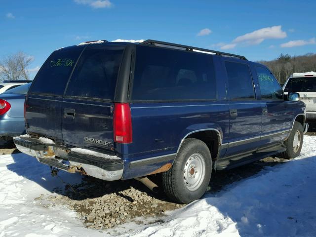 1GNFK16R7XJ435660 - 1999 CHEVROLET SUBURBAN K BLUE photo 4