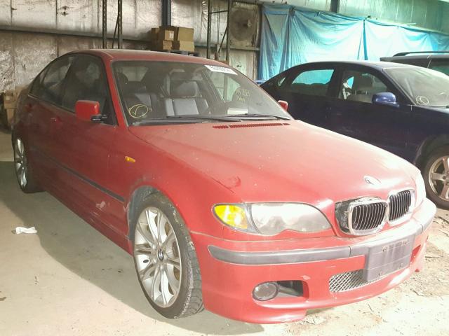 WBAEV53474KM37519 - 2004 BMW 330 I RED photo 1