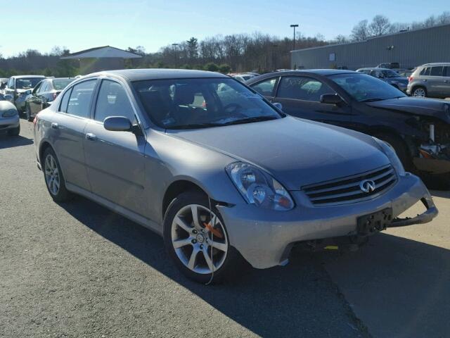 JNKCV51F25M304850 - 2005 INFINITI G35 GRAY photo 1