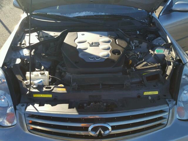 JNKCV51F25M304850 - 2005 INFINITI G35 GRAY photo 7