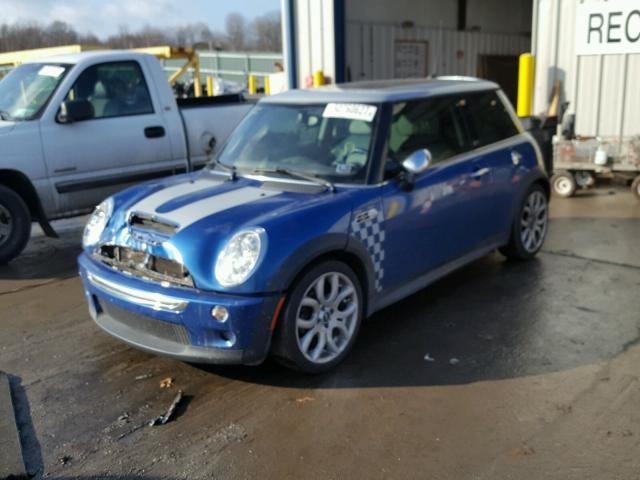 WMWRE33556TJ38235 - 2006 MINI COOPER S BLUE photo 2