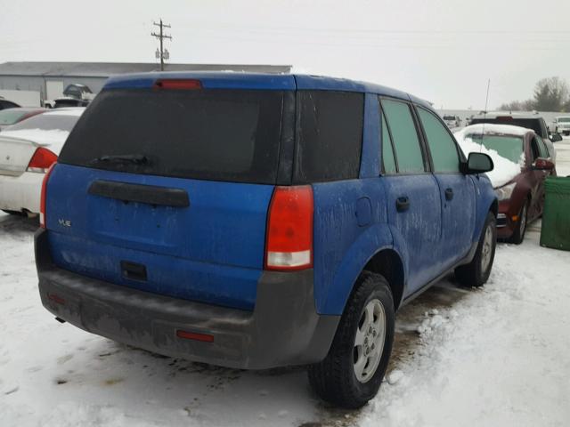 5GZCZ23D33S833280 - 2003 SATURN VUE BLUE photo 4