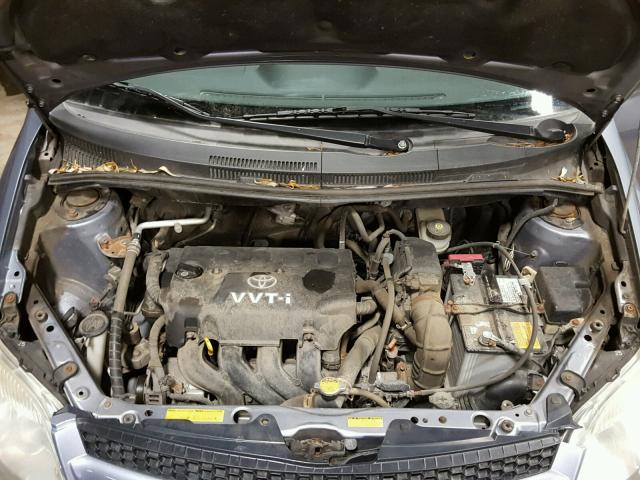 JTKKT624X65016987 - 2006 TOYOTA SCION XA SILVER photo 7