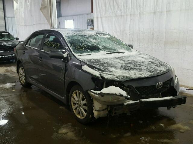 2T1BU40E89C126643 - 2009 TOYOTA COROLLA BA GRAY photo 1