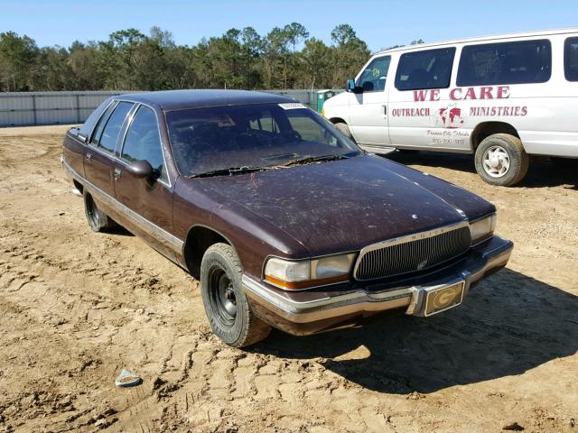 1G4BT5378PR415400 - 1993 BUICK ROADMASTER MAROON photo 1