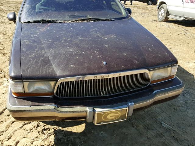 1G4BT5378PR415400 - 1993 BUICK ROADMASTER MAROON photo 9