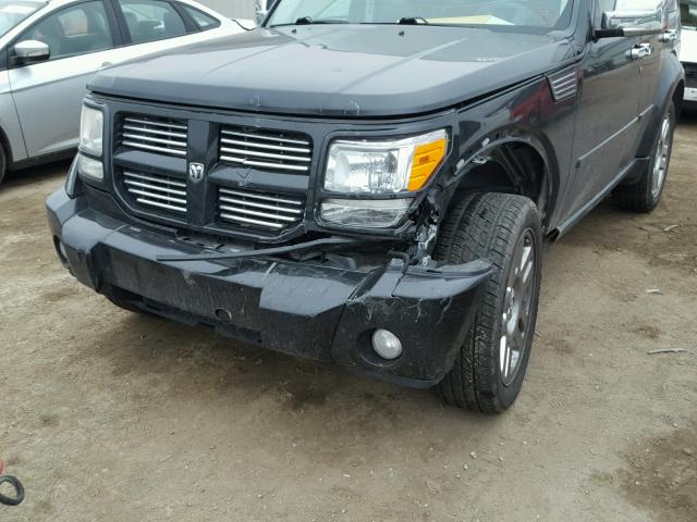 1D4PU4GK1BW546441 - 2011 DODGE NITRO HEAT BLACK photo 9