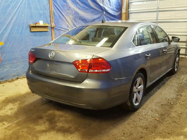 1VWBP7A3XCC049759 - 2012 VOLKSWAGEN PASSAT SE GRAY photo 4