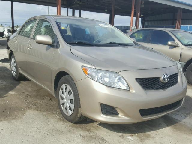 1NXBU40E29Z064851 - 2009 TOYOTA COROLLA BA BEIGE photo 1