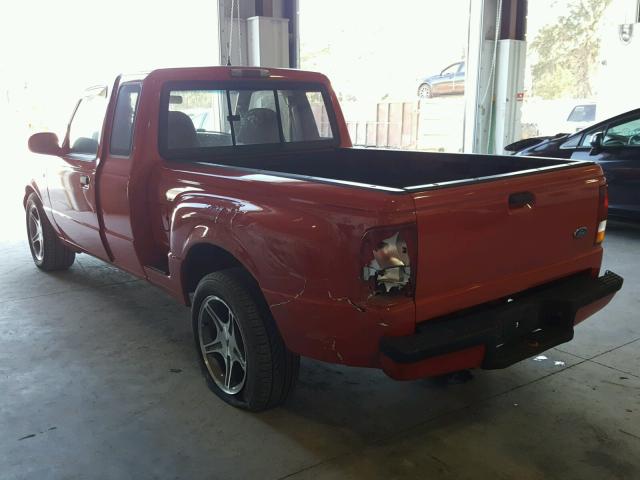 1FTCR14X1RPB91738 - 1994 FORD RANGER SUP RED photo 3