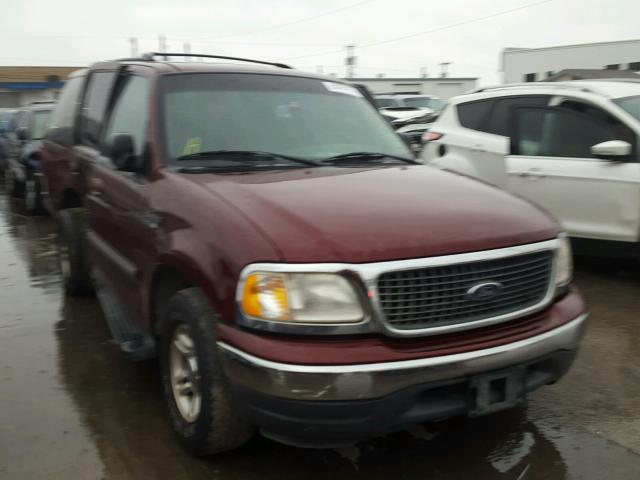 1FMRU15L71LA01050 - 2001 FORD EXPEDITION BURGUNDY photo 1