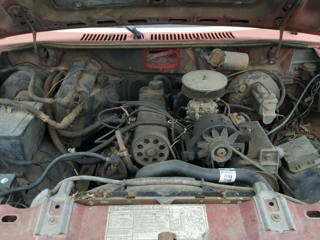 1FTBR10A4DUA27715 - 1983 FORD RANGER RED photo 7