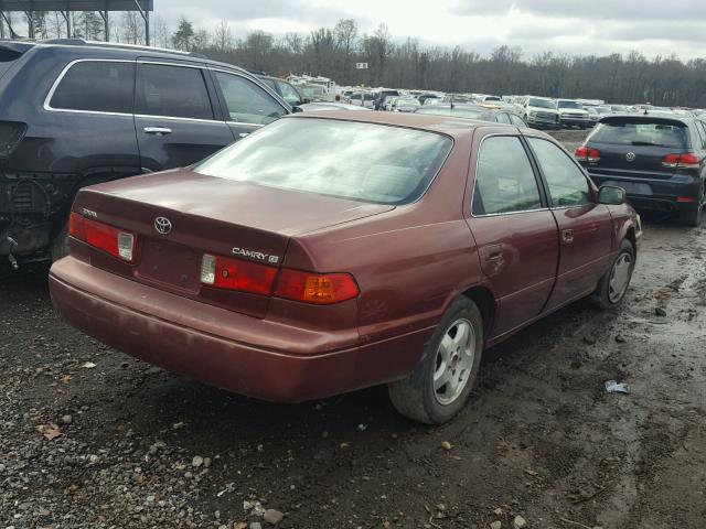 4T1BG22K6YU627302 - 2000 TOYOTA CAMRY CE BURGUNDY photo 4