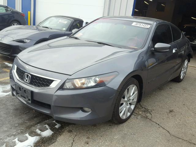 1HGCS2B89AA006558 - 2010 HONDA ACCORD EXL GRAY photo 2