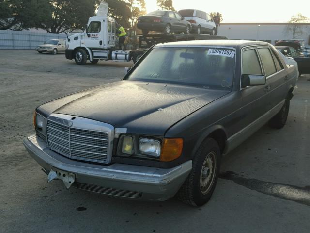 WDBCA37D3FA165868 - 1985 MERCEDES-BENZ 500 SEL BLACK photo 2