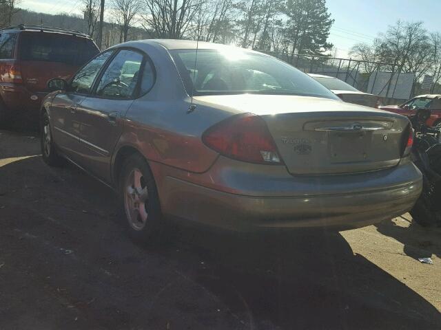 1FAFP55U53A269291 - 2003 FORD TAURUS SES TAN photo 3