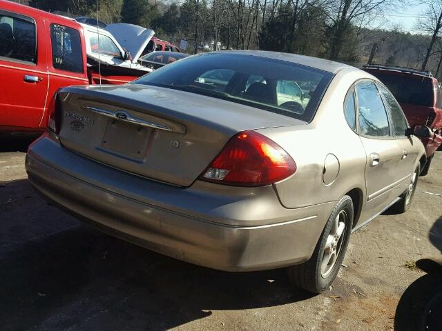 1FAFP55U53A269291 - 2003 FORD TAURUS SES TAN photo 4