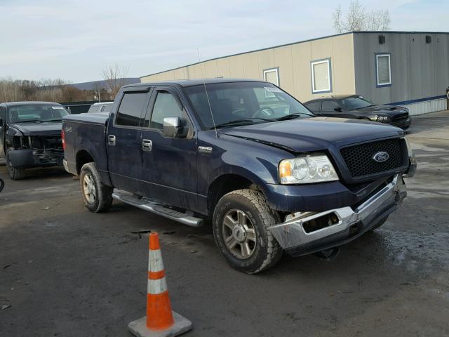 1FTRW14W24KB80585 - 2004 FORD F150 SUPER BLUE photo 1